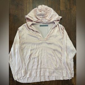 Raquel Allegra Pink Pullover Blouse Hoodie